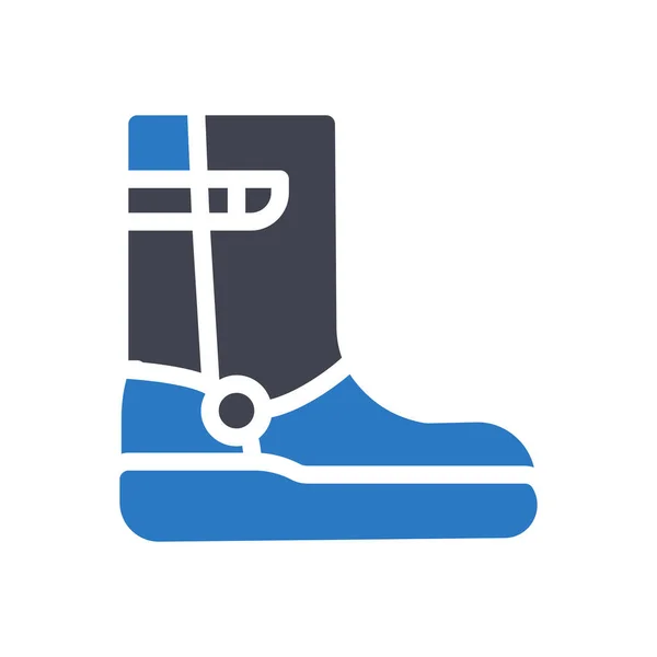 Boot Vector Illustratie Een Transparante Achtergrond Premium Kwaliteit Symbolen Glyphs — Stockvector