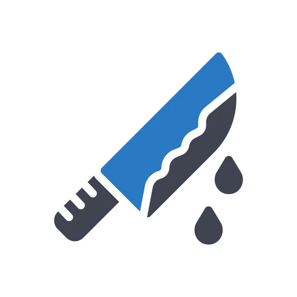 Messervektorillustration Auf Transparentem Hintergrund Symbole Premium Qualität Glyphen Symbol Für — Stockvektor