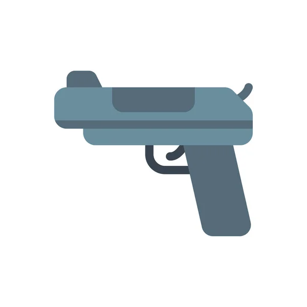 Ilustración Vectorial Pistola Sobre Fondo Transparente Símbolos Calidad Premium Icono — Archivo Imágenes Vectoriales