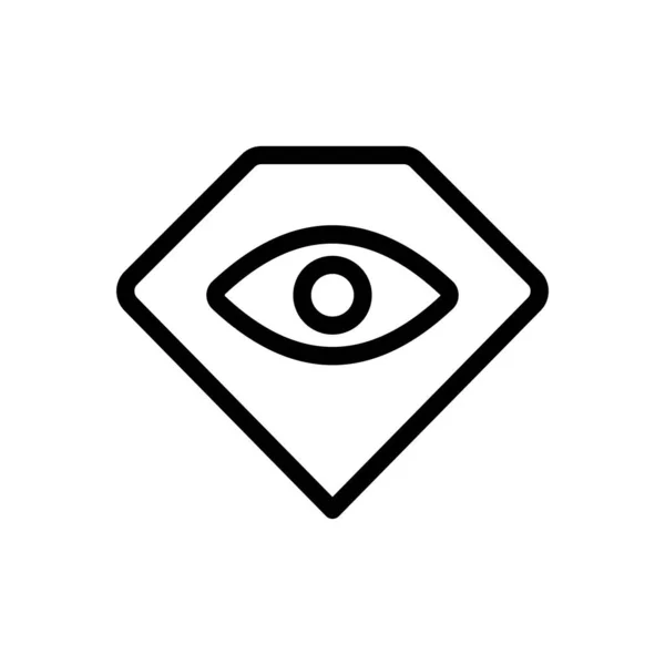 Ilustración Del Vector Ocular Sobre Fondo Transparente Símbolos Calidad Premium — Archivo Imágenes Vectoriales