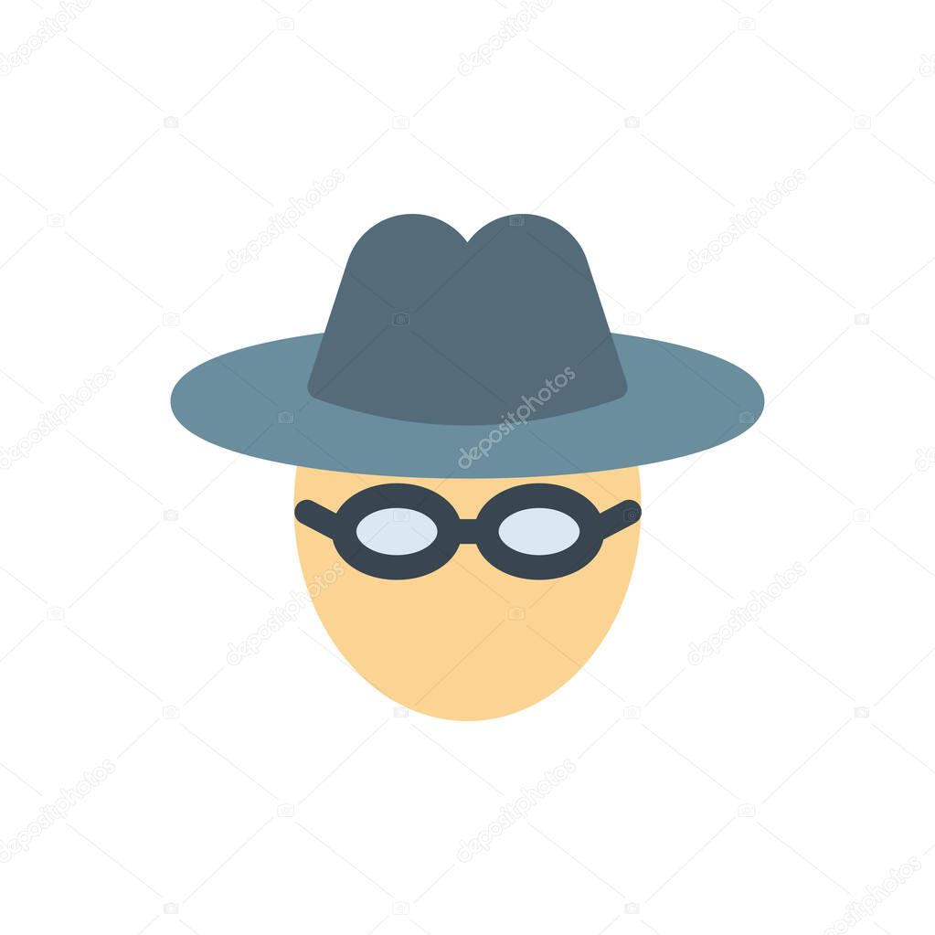 hacker vector illustration on a transparent background.Premium quality symbols.Stroke icon for concept and graphic design. 
