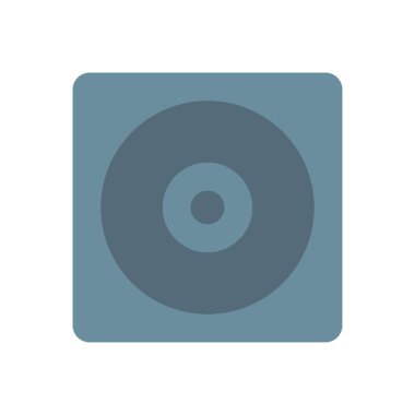 Şeffaf bir arkaplan üzerinde cd vektör illüstrasyonu. Konsept ve grafik tasarımı için premium kalite simgeleri.. 