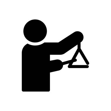 Şeffaf bir arkaplan üzerinde müzikal vektör illüstrasyonu. Konsept ve grafik tasarımı için özel kalite semboller.. 