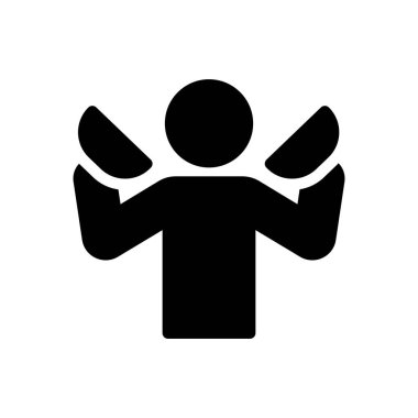 Şeffaf bir arkaplan üzerinde zil vektör illüstrasyonu. Konsept ve grafik tasarımı için en iyi kalite semboller..