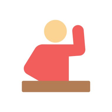 Şeffaf bir arkaplan üzerinde dj vektör çizimi. Konsept ve grafik tasarımı için premium kalite simgeleri..