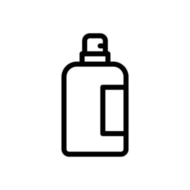 Şeffaf bir arkaplanda serum vektör çizimi. Premium kalite semboller. Konsept ve grafik tasarım için ince çizgi simgesi. 