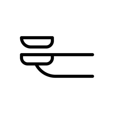 Saydam bir arkaplanda çivi vektör çizimi. Premium kalite semboller. Konsept ve grafik tasarım için ince çizgi simgesi. 