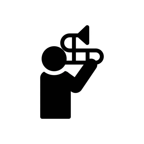 Illustration Vectorielle Trompette Sur Fond Transparent Symboles Qualité Premium Icône — Image vectorielle
