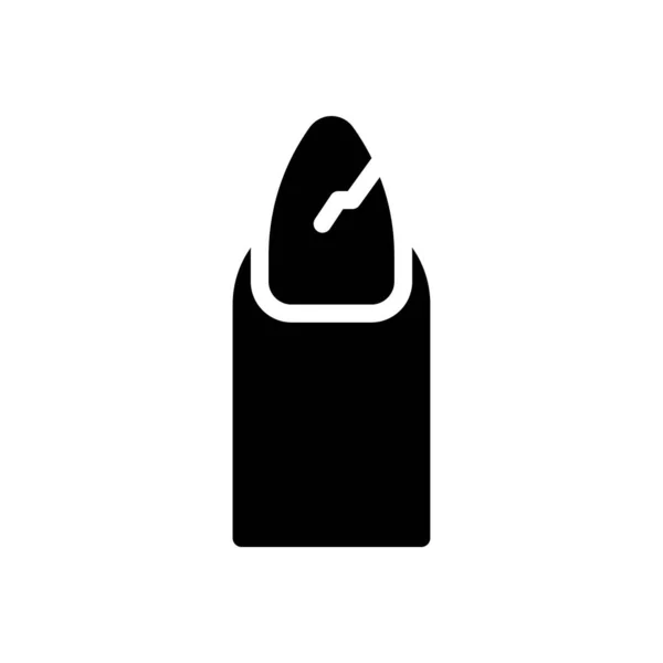 Nail Art Vector Illustration Transparent Background Premium Quality Symbols Glyphs — Stockvector