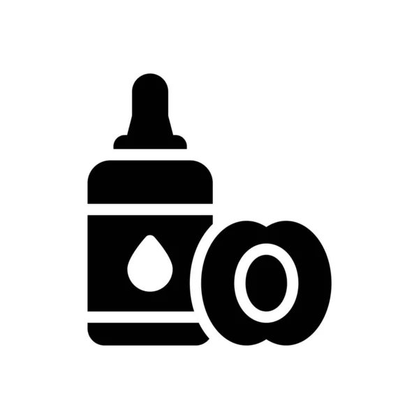 Apricot Vector Illustration Transparent Background Premium Quality Symbols Glyphs Icon — Vetor de Stock