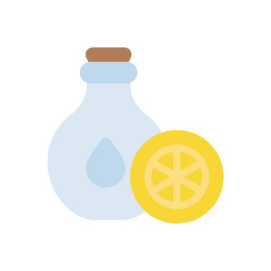 Şeffaf bir arkaplan üzerinde limon vektör çizimi. Konsept ve grafik tasarımı için birinci sınıf kalite simgeler.. 