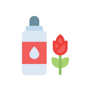 Şeffaf bir arkaplan üzerinde gül vektör illüstrasyonu. Konsept ve grafik tasarımı için birinci sınıf kalite simgeler.. 