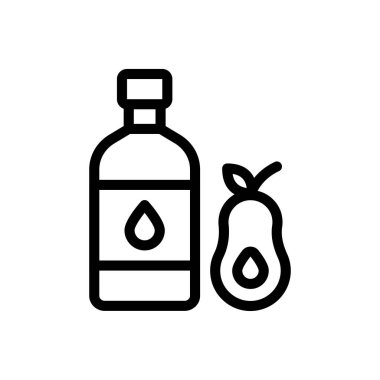 Şeffaf arkaplan üzerinde armut vektör çizimi. Premium kalite semboller. Konsept ve grafik tasarım için ince çizgi simgesi.