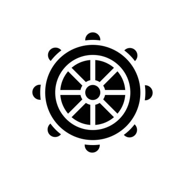 Saydam bir arkaplanda tekne vektör çizimi. Konsept ve grafik tasarım simgeleri için kaliteli semboller.. 