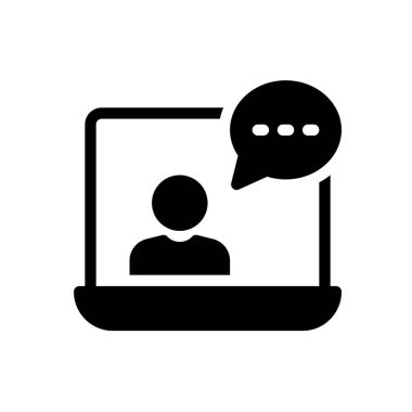 Şeffaf bir arkaplan üzerinde çevrimiçi vektör illüstrasyonu. Konsept ve grafik tasarımı için kaliteli semboller..