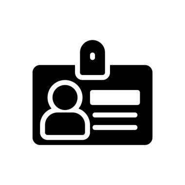 Şeffaf bir arkaplan üzerinde kimlik vektör illüstrasyonu. Konsept ve grafik tasarımı için kaliteli semboller.. 