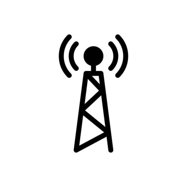 Şeffaf bir arkaplan üzerinde sinyal vektör illüstrasyonu. Konsept ve grafik tasarım için mükemmel kalite sembolleri.. 
