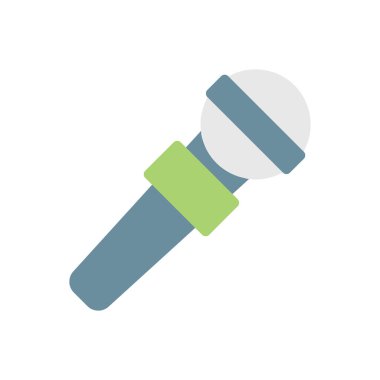 Şeffaf bir arkaplan üzerinde MIC vektör illüstrasyonu. Konsept ve grafik tasarım için premium kalite simgeleri..