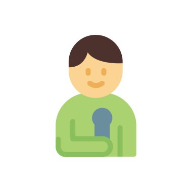 Saydam bir arkaplan üzerinde haber vektörü illüstrasyonu. Konsept ve grafik tasarımı için premium kalite simgeleri.. 