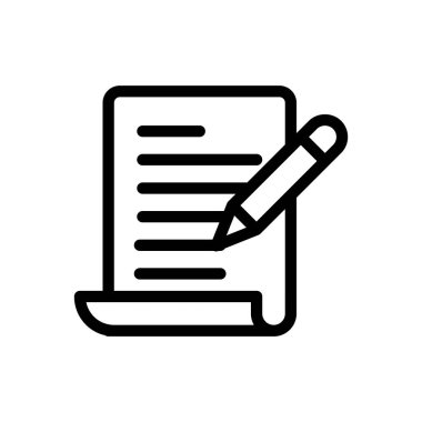  Şeffaf bir arkaplana vektör illüstrasyonunu yazın. Konsept ve grafik tasarım için ince çizgi simgesi.