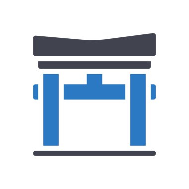 Şeffaf bir arkaplan üzerinde Torri vektör illüstrasyonu. Konsept ve grafik tasarımı için mükemmel kalite sembolleri..