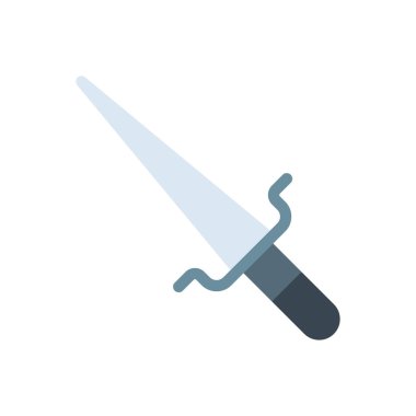 Şeffaf bir arkaplan üzerinde kılıç vektör illüstrasyonu. Konsept ve grafik tasarımı için birinci sınıf kalite simgeler..