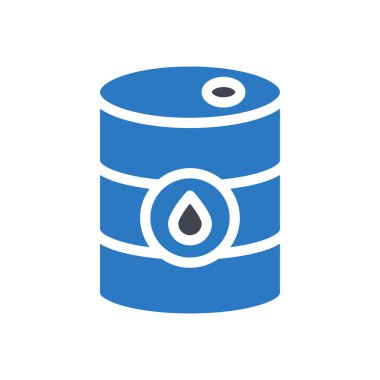 Şeffaf bir arkaplan üzerinde yağ vektörü çizimi. Konsept ve grafik tasarım simgeleri için kaliteli semboller.. 