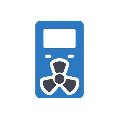 Şeffaf bir arkaplan üzerinde nükleer vektör çizimi. Konsept ve grafik tasarımı için mükemmel kalite sembolleri.. 