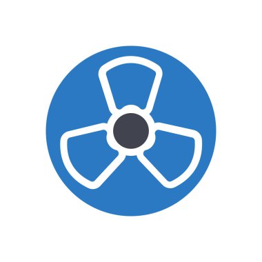 Şeffaf bir arkaplan üzerinde nükleer vektör çizimi. Konsept ve grafik tasarımı için mükemmel kalite sembolleri..