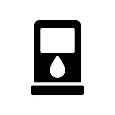 Şeffaf bir arkaplan üzerinde benzin vektör illüstrasyonu. Konsept ve grafik tasarım simgeleri için kaliteli semboller..