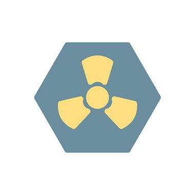 Şeffaf bir arkaplan üzerinde nükleer vektör çizimi. Konsept ve grafik tasarımı için premium kalite simgeleri..