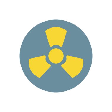 Şeffaf bir arkaplan üzerinde nükleer vektör çizimi. Konsept ve grafik tasarımı için premium kalite simgeleri.. 