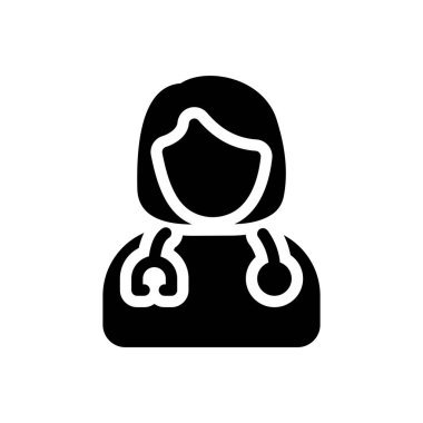 Şeffaf bir arkaplan üzerinde doktor vektör illüstrasyonu. Konsept ve grafik tasarım simgeleri için kaliteli semboller..