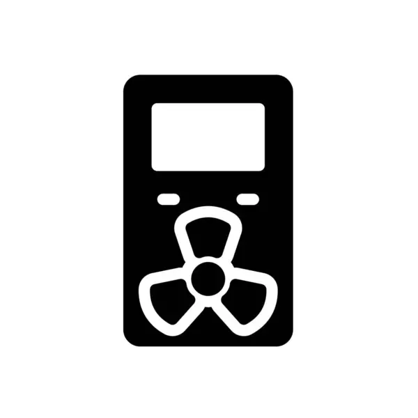 Ядерна Векторна Ілюстрація Прозорому Тлі Символи Якості Премій Піктограма Гліфів — стоковий вектор
