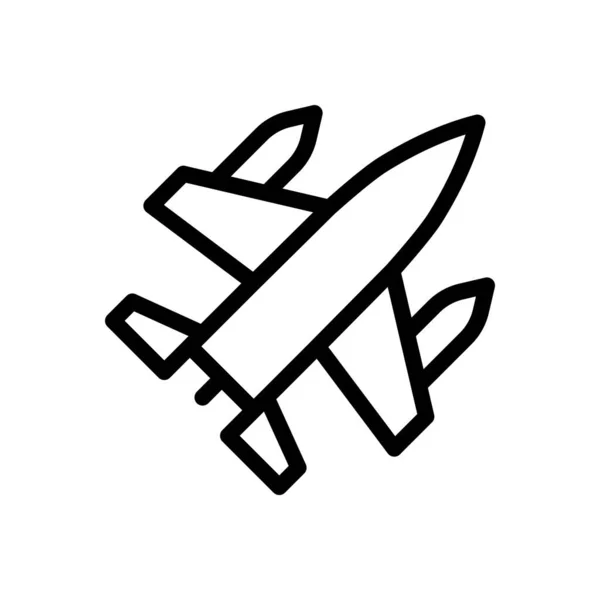 Şeffaf Bir Arkaplan Üzerinde Hava Jeti Vektör Çizimi Konsept Grafik — Stok Vektör