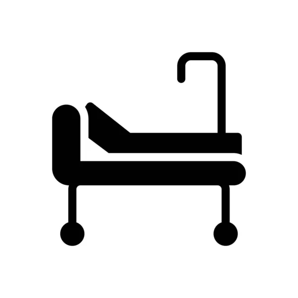 Ziekenhuis Vector Illustratie Een Transparante Achtergrond Premium Kwaliteit Symbolen Glyphs — Stockvector