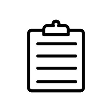 Şeffaf bir arkaplan üzerinde pano vektör çizimi. Premium kalite semboller. Konsept ve grafik tasarım için ince çizgi simgesi. 