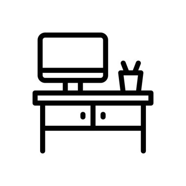 Şeffaf bir arkaplan üzerinde iş vektör çizimi. Premium kalite sembolleri. Konsept ve grafik tasarım için ince çizgi simgesi.