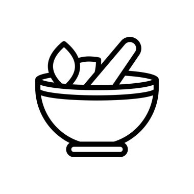 Şeffaf bir arkaplan üzerinde pestle vektör çizimi. Konsept ve grafik tasarım için ince çizgi simgesi..