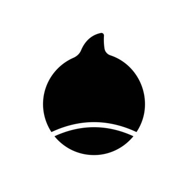 Şeffaf bir arkaplan üzerinde kestane vektörü çizimi. Konsept ve grafik tasarımı için mükemmel kalite semboller..