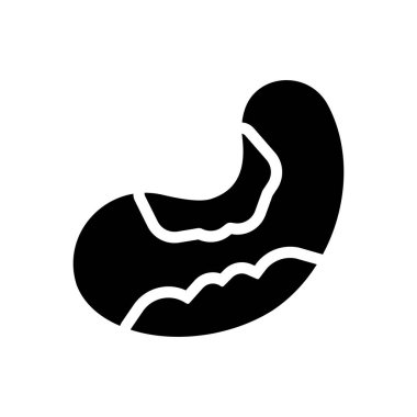 Şeffaf bir arkaplan üzerinde fasulye vektör illüstrasyonu. Konsept ve grafik tasarım simgeleri için kaliteli semboller.. 