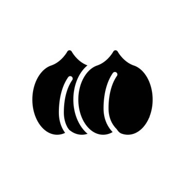 Şeffaf bir arkaplan üzerinde kayısı vektörü çizimi. Konsept ve grafik tasarımı için özel kalite semboller..