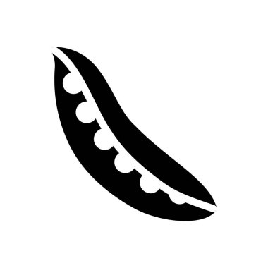 Şeffaf bir arkaplanda bezelye vektörü çizimi. Konsept ve grafik tasarımı için mükemmel kalite semboller..