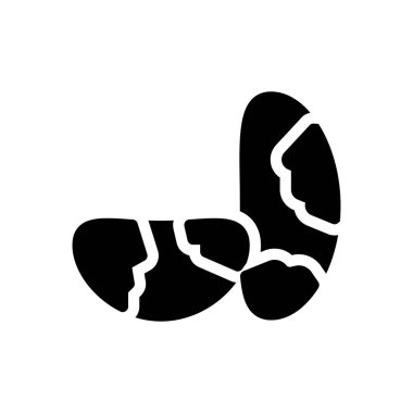 Şeffaf bir arkaplan üzerinde fasulye vektör illüstrasyonu. Konsept ve grafik tasarım simgeleri için kaliteli semboller.. 