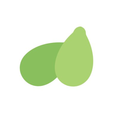 Şeffaf bir arkaplan üzerindeki tohum vektör çizimi. Konsept ve grafik tasarım için mükemmel kalite simgeleri..