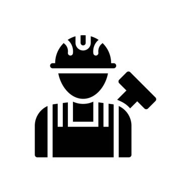 Şeffaf bir arkaplan üzerinde boyacı vektör çizimi. Konsept ve grafik tasarım için mükemmel kalite sembolleri.. 