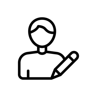 Şeffaf bir arkaplan üzerindeki vektör illüstrasyonunu düzenle. Premium kalite sembolleri. Konsept ve grafik tasarım için ince çizgi simgesi. 