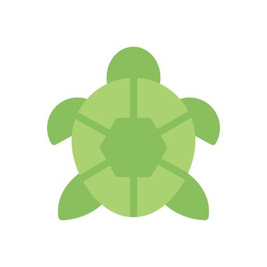 Şeffaf bir arkaplan üzerinde kaplumbağa vektör çizimi. Konsept ve grafik tasarımı için birinci sınıf kalite simgeler..