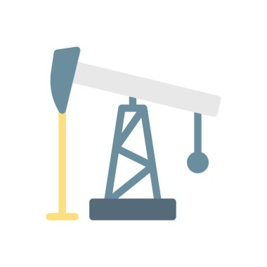 Şeffaf bir arkaplan üzerinde sondaj vektörü çizimi. Konsept ve grafik tasarımı için birinci sınıf kalite simgeler.. 