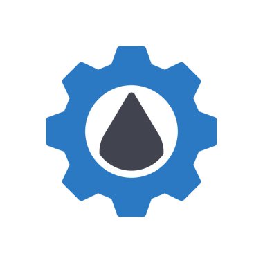 Şeffaf bir arkaplan üzerinde yağ vektörü çizimi. Konsept ve grafik tasarım simgeleri için kaliteli semboller.. 